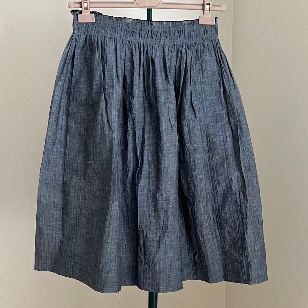 Apiece Apart Grey Midi Skirt